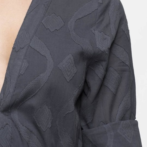 TAVIK CAPRI SHORT SLEEVE MAXI DRESS in Ombre Blue - Picture 4 of 8